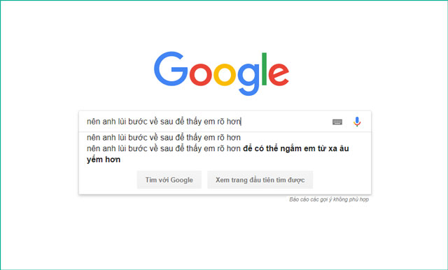 bạn đã bao giờ search lời trên google để tìm bài hát